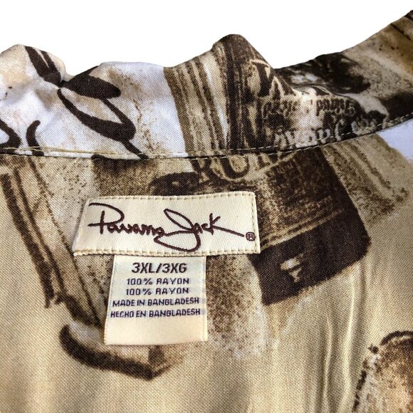 Panama Jack Rum Hawaiian Style SS Shirt, Size 3XL, NWT - Picture 3 of 7